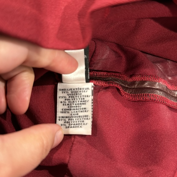 Diane von Furstenburg leather line dress - Picture 7 of 7